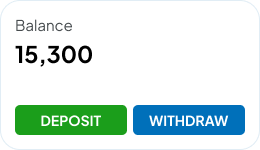 Deposit and withdraw money